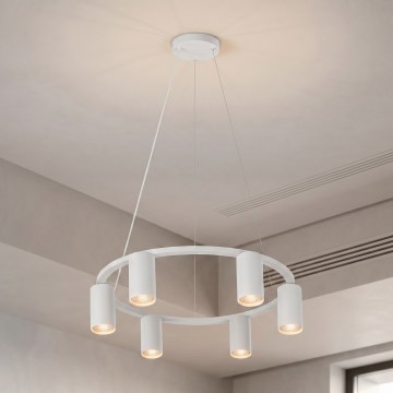 Brilagi - Pakabinamas šviestuvas ant laido SELE 6xGU10/30W/230V baltas