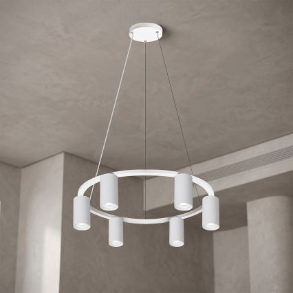 Brilagi - Pakabinamas šviestuvas ant laido SELE 6xGU10/30W/230V baltas