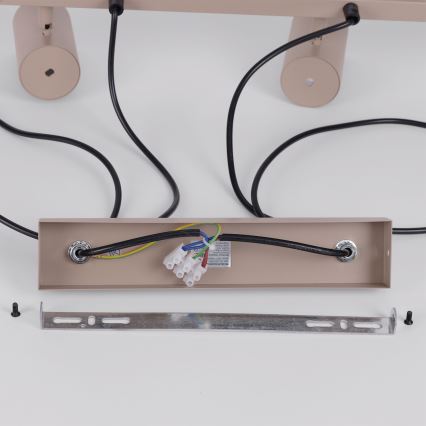 BRILAGI - Pakabinamas šviestuvas ant laido SELE 6xGU10/30W/230V smėlio spalvos
