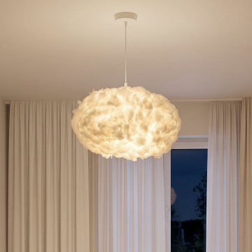Brilagi - Pakabinamas šviestuvas ant laido SOLEAIR 2xE27/40W/230V skersmuo 60 cm balta