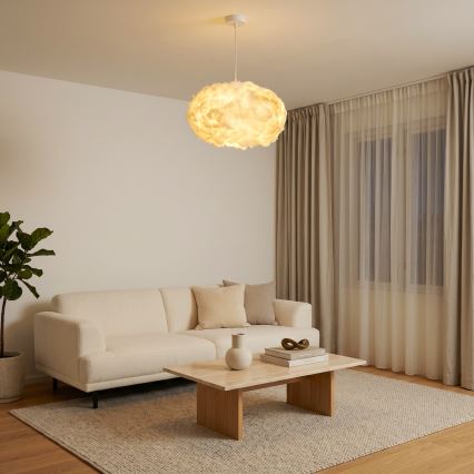 Brilagi - Pakabinamas šviestuvas ant laido SOLEAIR 2xE27/40W/230V skersmuo 60 cm balta