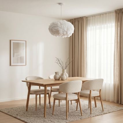 Brilagi - Pakabinamas šviestuvas ant laido SOLEAIR 2xE27/40W/230V skersmuo 60 cm balta