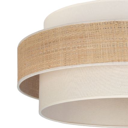 Brilagi - pakabinamas šviestuvas ant laido SPACE 1xE27/60W/230V, skersmuo 40 cm, smėlinė/kreminė