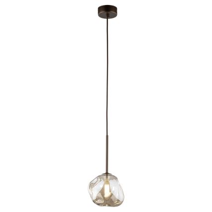 Brilagi - Pakabinamas šviestuvas ant laido VULCANO 1xG9/8W/230V bronzinė/dūminė smėlio spalva