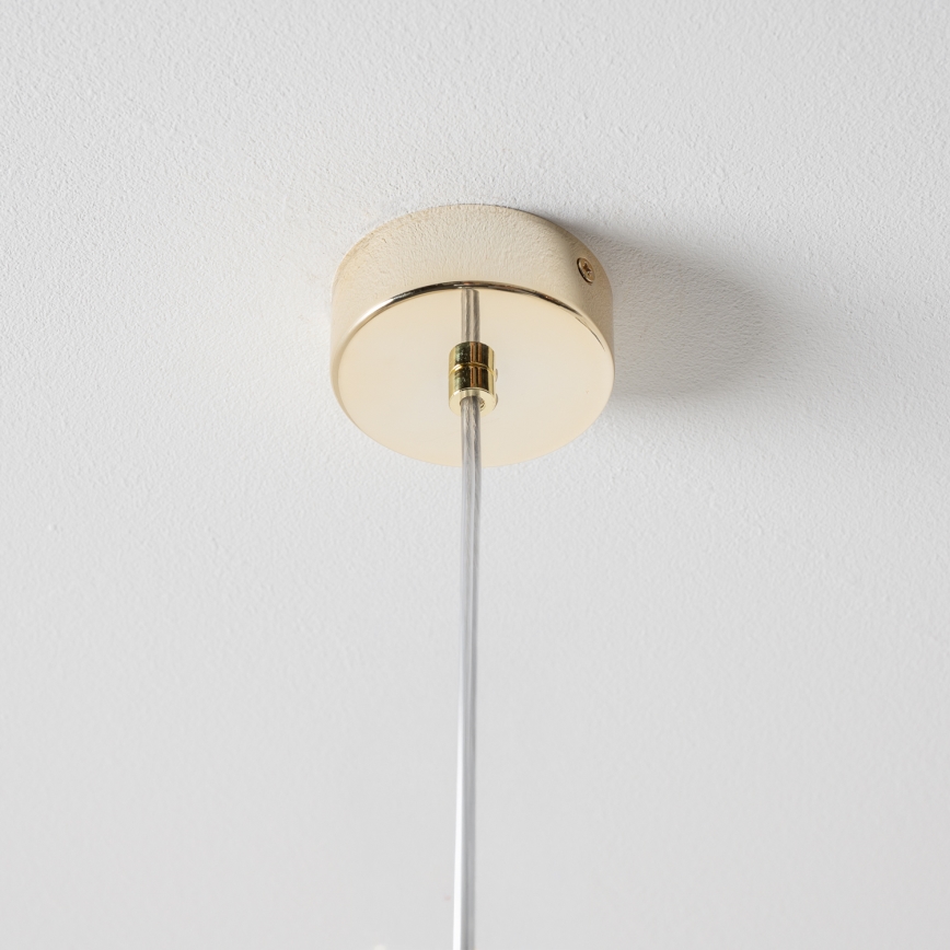 BRILAGI - Pakabinamas šviestuvas ant laido VULCANO 1xG9/8W/230V skersm. 15 cm auksinė/dūminė smėlio spalva