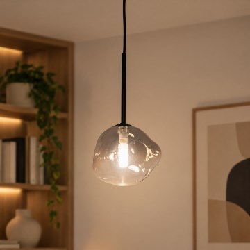 BRILAGI - Pakabinamas šviestuvas ant laido VULCANO 1xG9/8W/230V skersm. 15 cm juoda/dūminė juoda