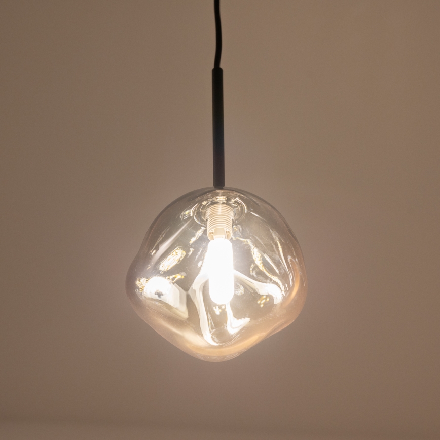 BRILAGI - Pakabinamas šviestuvas ant laido VULCANO 1xG9/8W/230V skersm. 15 cm juoda/dūminė juoda