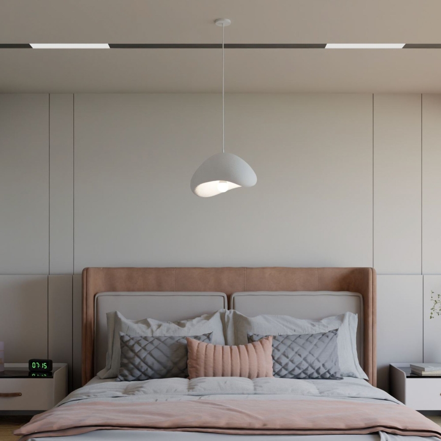 Brilagi - Pakabinamas šviestuvas ant laido WABI SABI 1xE27/40W/230V baltas