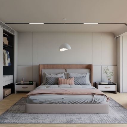 Brilagi - Pakabinamas šviestuvas ant laido WABI SABI 1xE27/40W/230V baltas