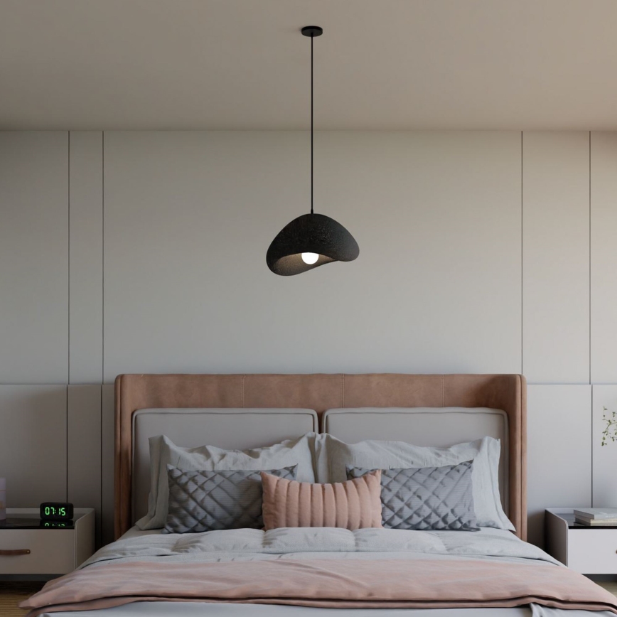 Brilagi - Pakabinamas šviestuvas ant laido WABI SABI 1xE27/40W/230V juodas