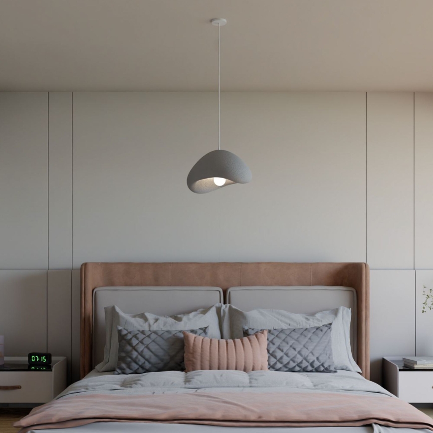 Brilagi - pakabinamas šviestuvas ant laido WABI SABI 1xE27/40W/230V pilkas