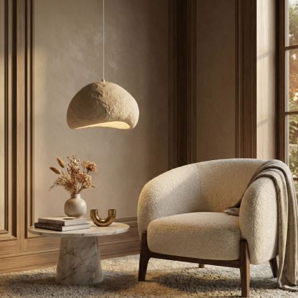 Brilagi - pakabinamas šviestuvas ant laido WABI SABI 1xE27/40W/230V skersm. 50 cm smėlinis