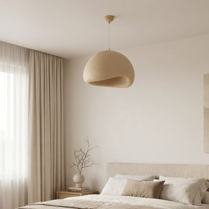 Brilagi - pakabinamas šviestuvas ant laido WABI SABI 1xE27/40W/230V skersm. 50 cm smėlinis