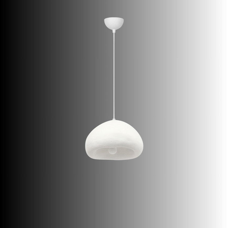 Brilagi - pakabinamas šviestuvas ant laido WABI SABI 1xE27/40W/230V skersmuo 32 cm balta