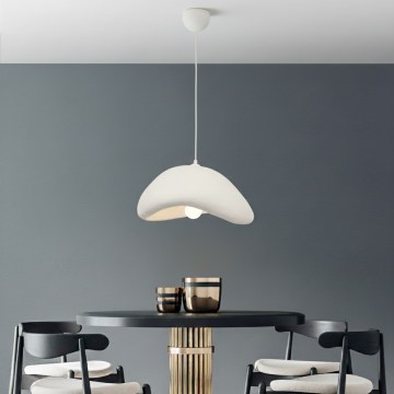 Brilagi - Pakabinamas šviestuvas ant laido WABI SABI 1xE27/40W/230V skersmuo 42 cm, balta