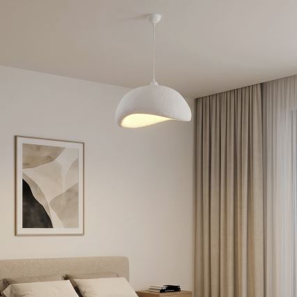 Brilagi - Pakabinamas šviestuvas ant laido WABI SABI 1xE27/40W/230V skersmuo 42 cm, balta