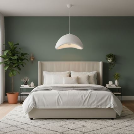 Brilagi - Pakabinamas šviestuvas ant laido WABI SABI 1xE27/40W/230V, skersmuo 52 cm, baltas