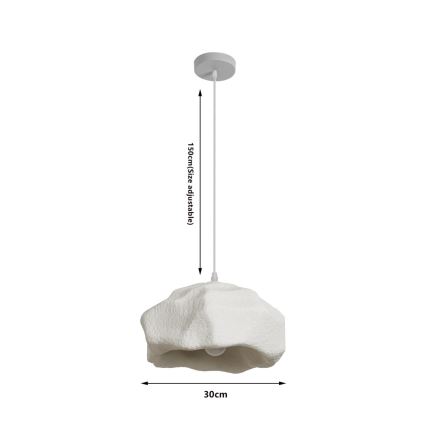 BRILAGI - Pakabinamas šviestuvas ant laido WABI SABI 1xE27/60W/230V skersmuo 30 cm balta