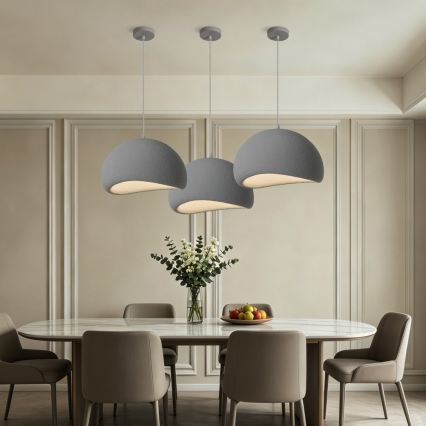 BRILAGI - Pakabinamas šviestuvas ant laido WABI SABI 1xE27/60W/230V skersmuo 40 cm pilka