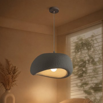 BRILAGI - Pakabinamas šviestuvas ant laido WABI SABI 1xE27/60W/230V skersmuo 40 cm pilkas