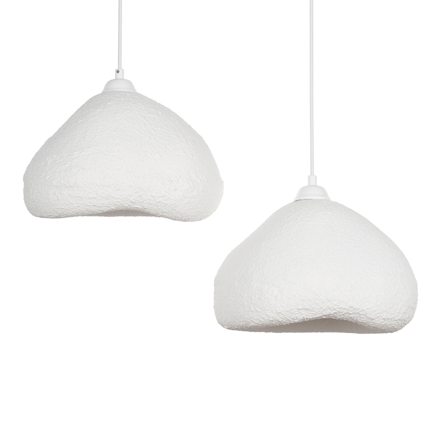 Brilagi - Pakabinamas šviestuvas ant laido WABI SABI 2xE27/40W/230V skersmuo 45 cm balta