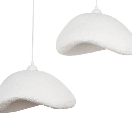 Brilagi - pakabinamas šviestuvas ant laido WABI SABI 2xE27/40W/230V, skersmuo 74 cm, balta