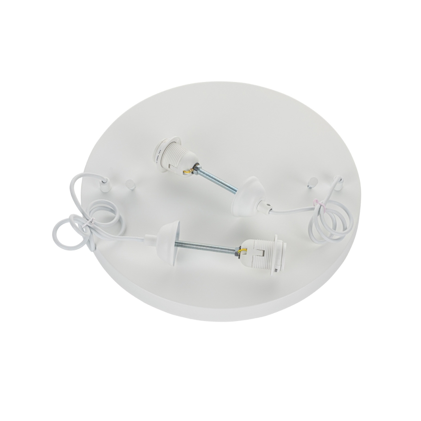 Brilagi - pakabinamas šviestuvas ant laido WABI SABI 2xE27/40W/230V Ø 45 cm balta