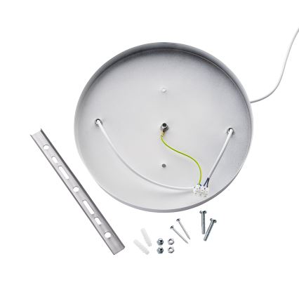 Brilagi - Pakabinamas šviestuvas ant laido WABI SABI, 2xE27/40W/230V, Ø 60 cm, balta