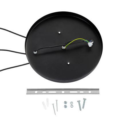 Brilagi - Pakabinamas šviestuvas ant laido WABI SABI 3xE27/40W/230V, skersmuo 60 cm, juodas