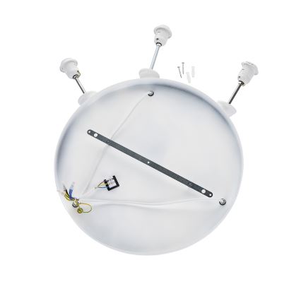 Brilagi - Pakabinamas šviestuvas ant laido WABI SABI 3xE27/40W/230V skersmuo 82 cm balta