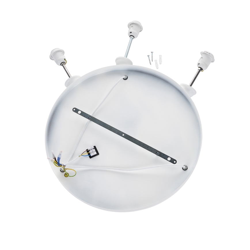 Brilagi - Pakabinamas šviestuvas ant laido WABI SABI 3xE27/40W/230V skersmuo 82 cm balta