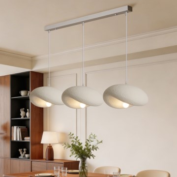 BRILAGI - Pakabinamas šviestuvas ant laido WABI SABI 3xE27/60W/230V balta