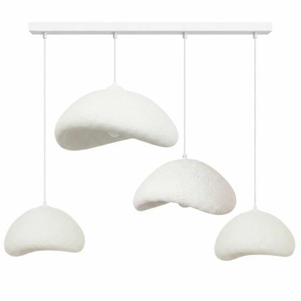 Brilagi - Pakabinamas šviestuvas ant laido WABI SABI 4xE27/40W/230V, baltas