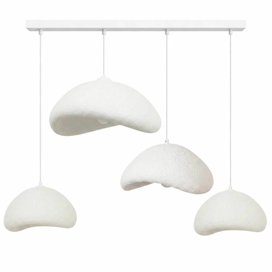 Brilagi - Pakabinamas šviestuvas ant laido WABI SABI 4xE27/40W/230V, baltas