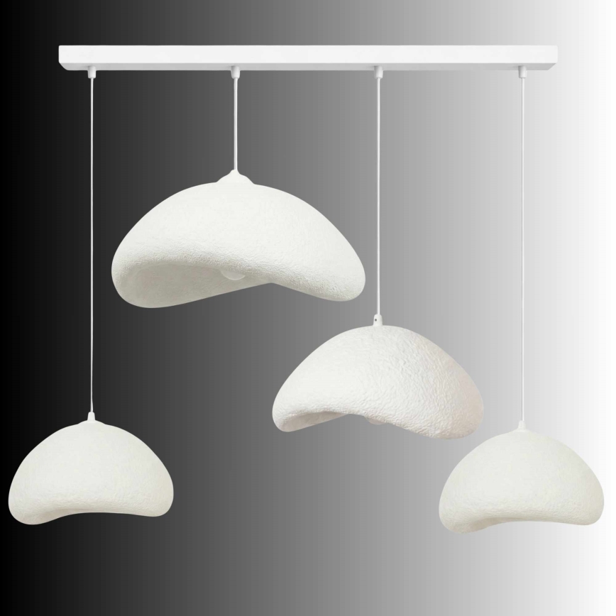 Brilagi - Pakabinamas šviestuvas ant laido WABI SABI 4xE27/40W/230V, baltas