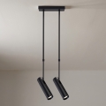 Brilagi - Pakabinamas šviestuvas ant strypo SELE 2xGU10/30W/230V juodas