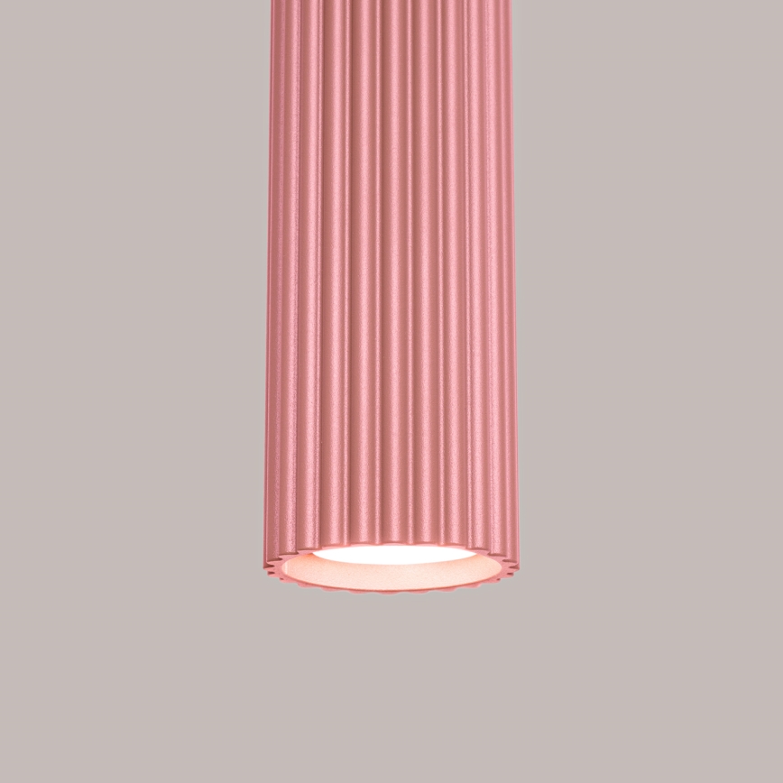 Brilagi - Pakabinamas šviestuvas ant troselio CRESTO 1xGU10/10W/230V rožinis