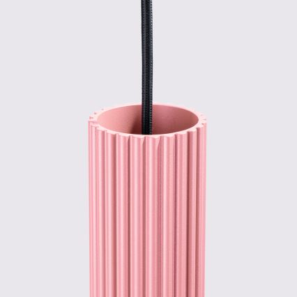 Brilagi - Pakabinamas šviestuvas ant troselio CRESTO 1xGU10/10W/230V rožinis