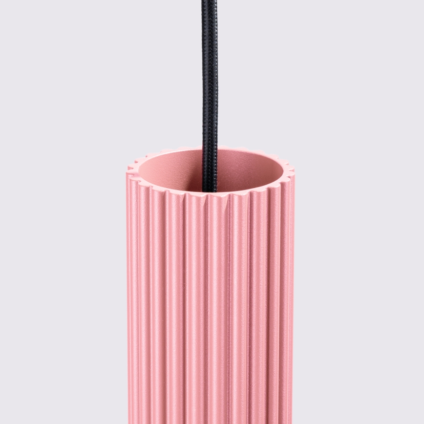 Brilagi - Pakabinamas šviestuvas ant troselio CRESTO 1xGU10/10W/230V rožinis