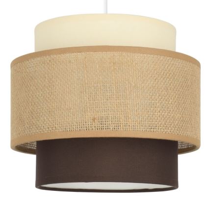 Brilagi - Pakabinamas šviestuvas ant troselio RESNA 2xE27/60W/230V skersmuo 30 cm smėlinė/juoda