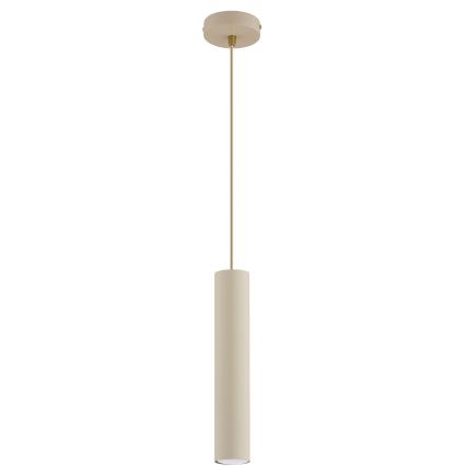 Brilagi - Pakabinamas šviestuvas ant troselio TUBE 1xGU10/15W/230V smėlinė/auksinė