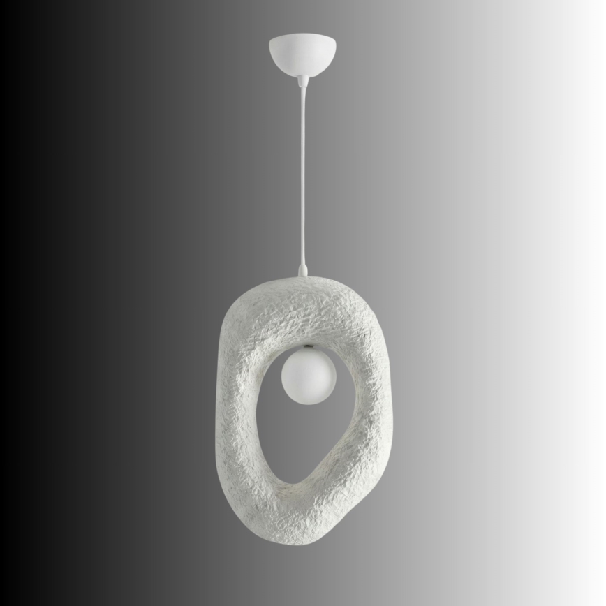 Brilagi - Pakabinamas šviestuvas ant troselio WABI SABI 1xG9/8W/230V, baltas