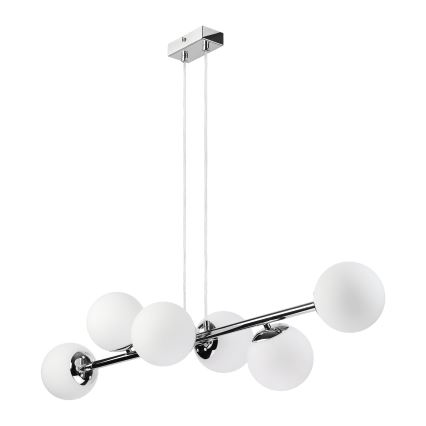 Brilagi - Pakabinamas šviestuvas MALONY 6xE14/20W/230V blizgus chromas