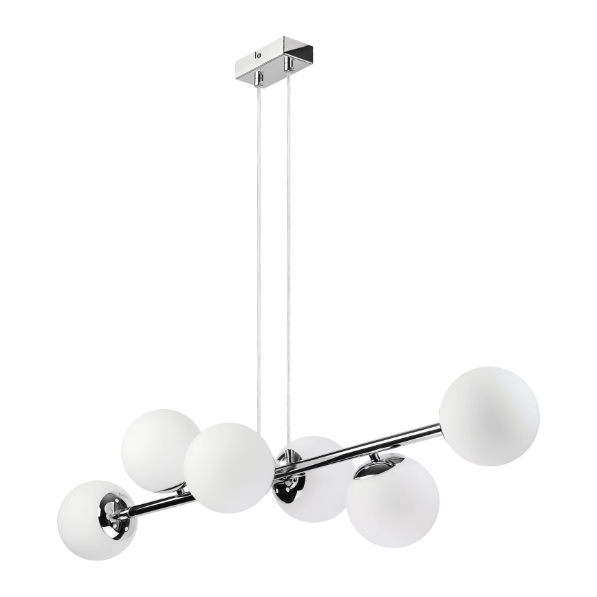 Brilagi - Pakabinamas šviestuvas MALONY 6xE14/20W/230V blizgus chromas