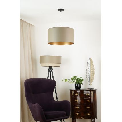 Brilagi - Pakabinamas šviestuvas ant laido OREGON ROLLER VEGE 1xE27/15W/230V skersmuo 45 cm pilkas