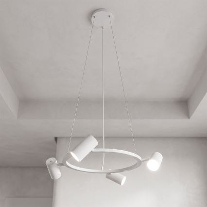 BRILAGI - Pakabinamas šviestuvas SELE su laidu 4xGU10/30W/230V balta