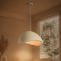 BRILAGI - Pakabinamas šviestuvas su kabeliu WABI SABI 1xE27/60W/230V skersmuo 40 cm balta