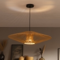 Brilagi - Pakabinamas šviestuvas su laidu CERIA BOHO 1xE27/40W/230V skersm. 70 cm juoda/ruda