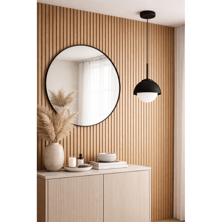 BRILAGI - Pakabinamas šviestuvas su laidu COSMO 1xE27/60W/230V skersmuo 18 cm juodas