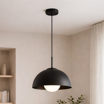 BRILAGI - Pakabinamas šviestuvas su laidu COSMO 1xE27/60W/230V, skersmuo 30 cm, juodas